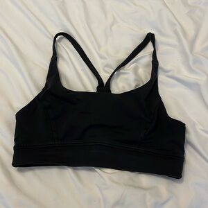 Lululemon black longer sports bra